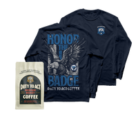 Honor The Badge Long Sleeve & Medium Roast Coffee