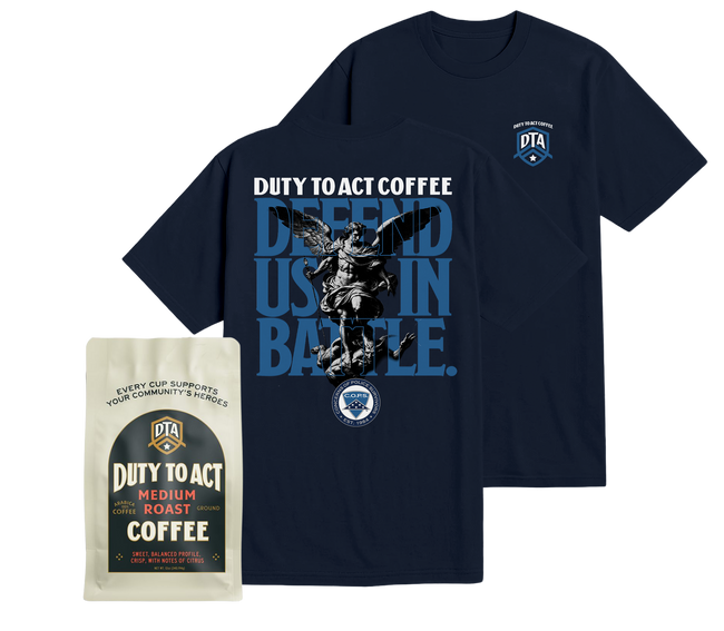 Defend Us In Battle T-Shirt & Medium Roast