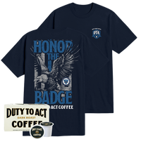 Honor the Badge T-Shirt & Dark Roast