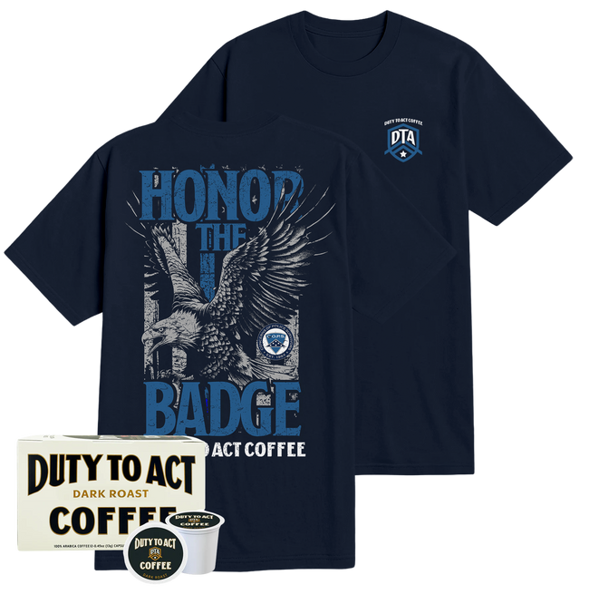 Honor the Badge T-Shirt & Dark Roast
