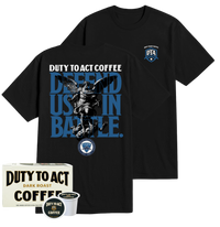 Defend Us In Battle T-Shirt & Dark Roast