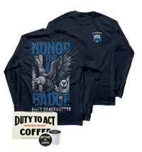 Honor The Badge Long Sleeve & Medium Roast Coffee