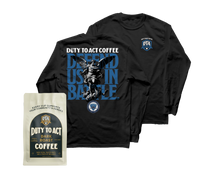 Defend Us In Battle Long Sleeve & Dark Roast