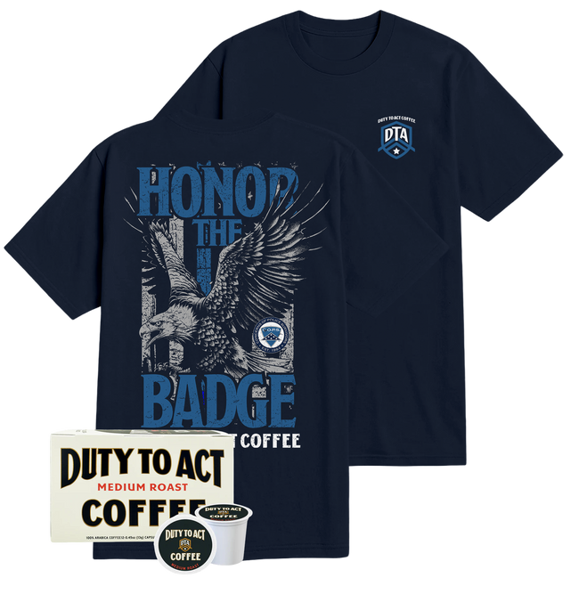 Honor the Badge T-Shirt & Medium Roast