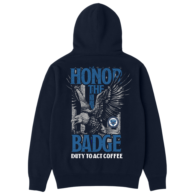 Honor The Badge Hoodie & Medium Roast