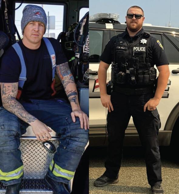 Fire and police