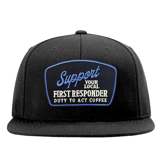 Support Your Local First Responder Canvas Snapback