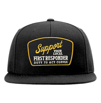 Support Your Local First Responder Canvas Snapback