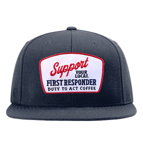 Support Your Local First Responder Canvas Snapback