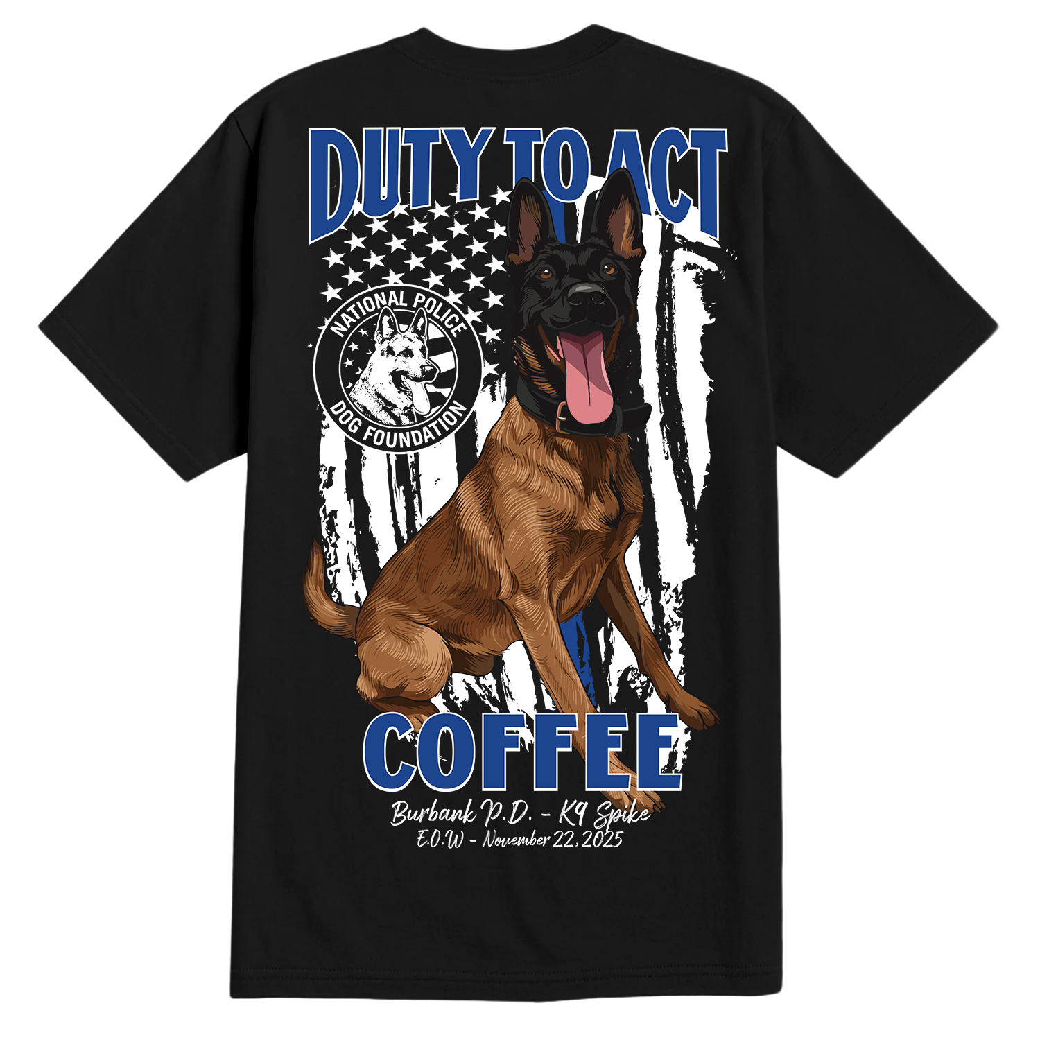 K9 Spike Memorial T-Shirt