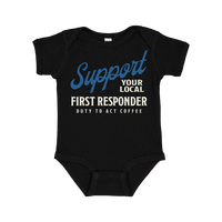 Support Your Local First Responder Baby Onesie