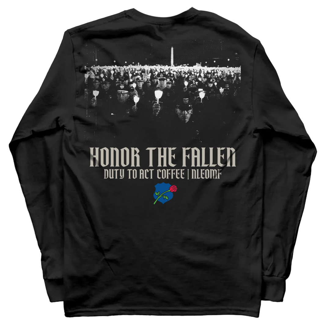 Honor The Fallen Candle Light Long Sleeve