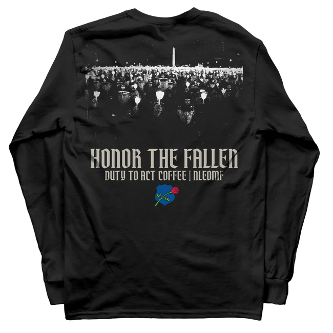 Honor The Fallen Candle Light Long Sleeve