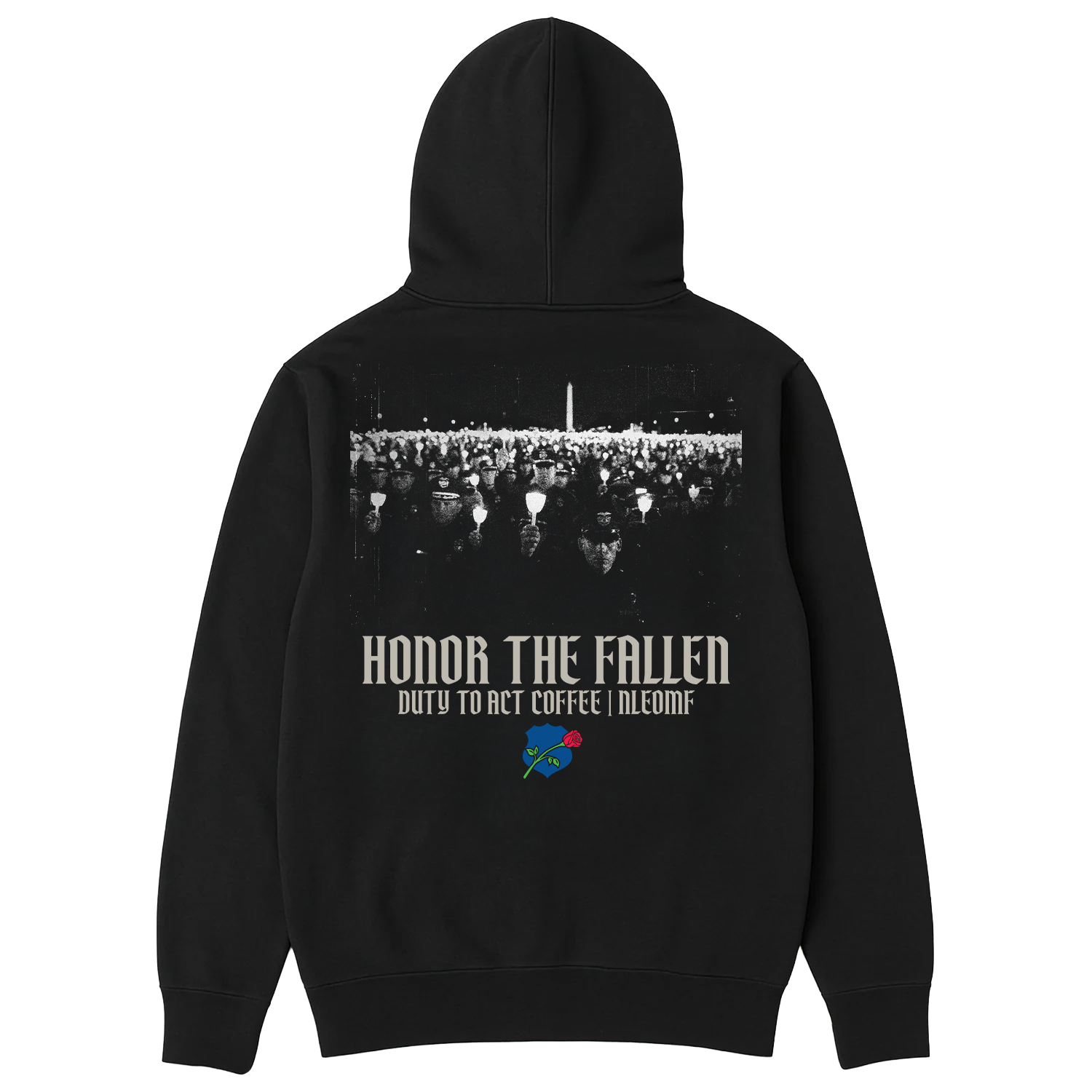 Honor The Fallen Candle Light Hoodie