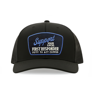 Support Your Local First Responder Canvas Trucker