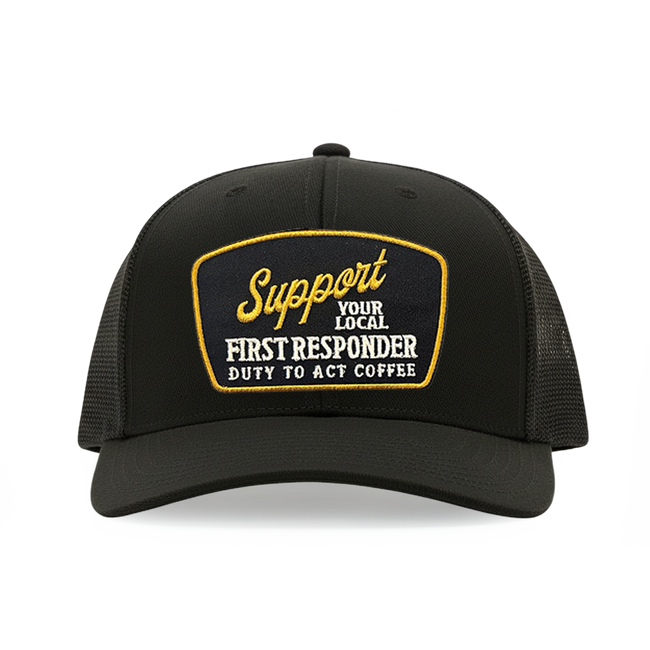 Support Your Local First Responder Canvas Trucker