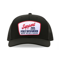 Support Your Local First Responder Canvas Trucker