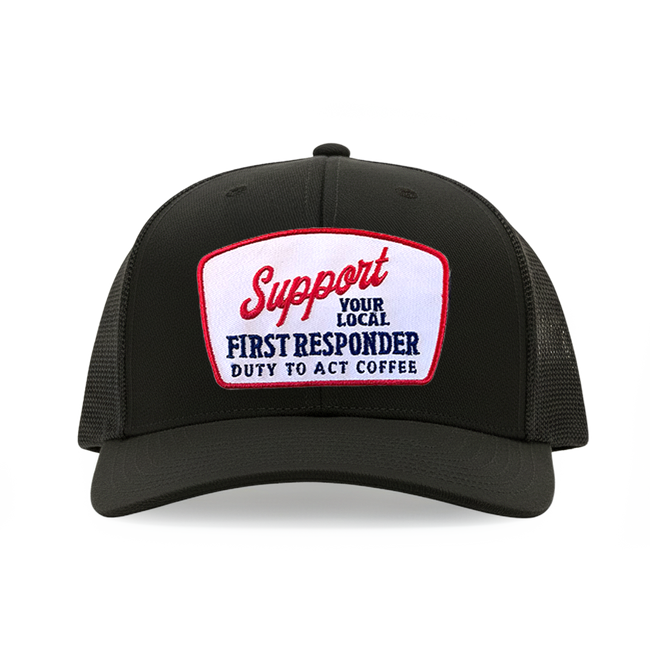 Support Your Local First Responder Canvas Trucker