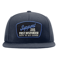 Support Your Local First Responder Canvas Snapback