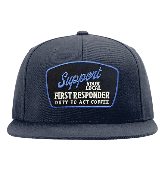Support Your Local First Responder Canvas Snapback