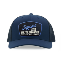 Support Your Local First Responder Canvas Trucker
