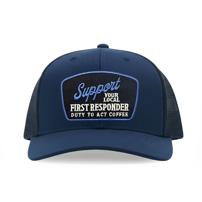 Support Your Local First Responder Canvas Trucker