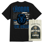 Honor The Fallen Lion T-Shirt & Dark Roast