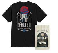Honor The Fallen T-Shirt Rose & Dark Roast