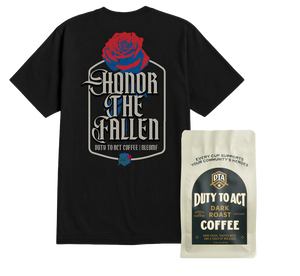 Honor The Fallen T-Shirt Rose & Dark Roast