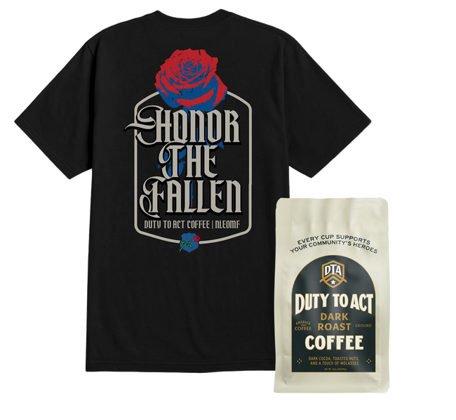 Honor The Fallen T-Shirt Rose & Dark Roast