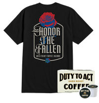 Honor The Fallen T-Shirt Rose & Dark Roast