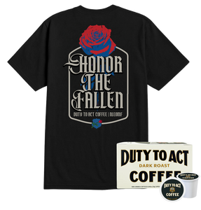 Honor The Fallen T-Shirt Rose & Dark Roast