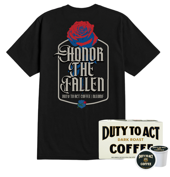 Honor The Fallen T-Shirt Rose & Dark Roast
