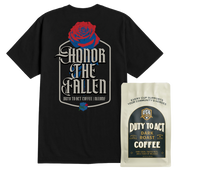 Honor The Fallen T-Shirt Rose & Dark Roast