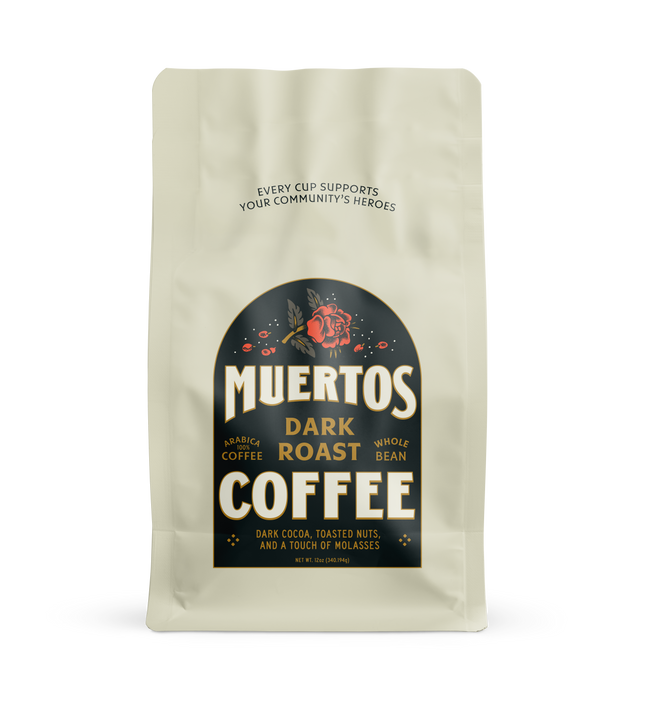 Muertos White Snapback Dark Roast Bundle