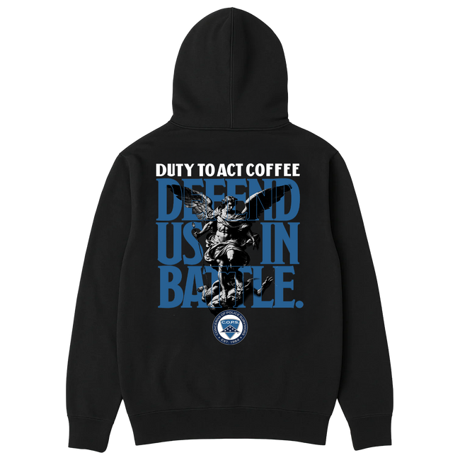 Defend Us In Battle Hoodie & Medium Roast