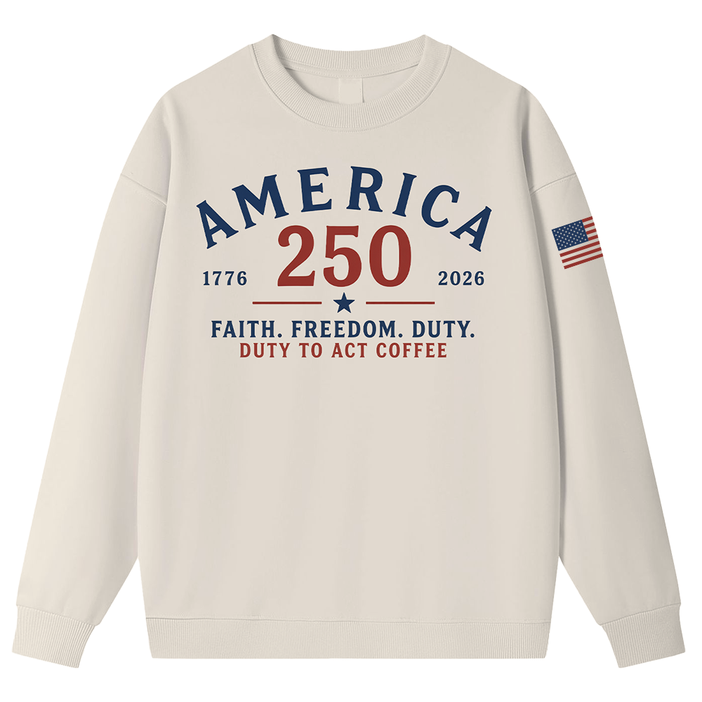 Faith Freedom Duty Crewneck