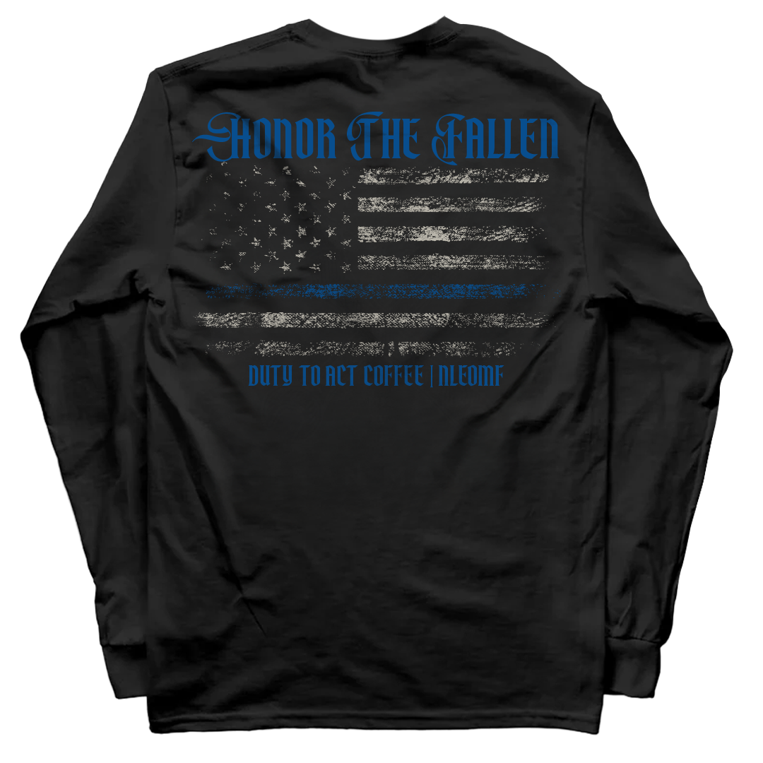 Honor The Fallen Flag Long Sleeve