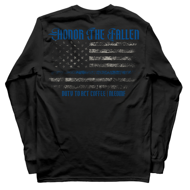 Honor The Fallen Flag Long Sleeve