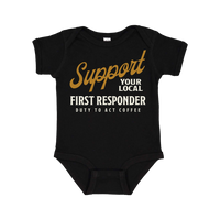 Support Your Local First Responder Baby Onesie