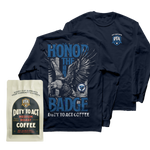 Honor The Badge Long Sleeve & Medium Roast Coffee