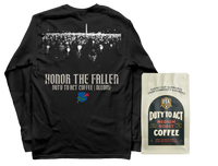 Honor The Fallen Candle Light Long Sleeve & Medium Roast