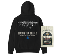 Honor The Fallen Candle Light Hoodie & Medium Roast