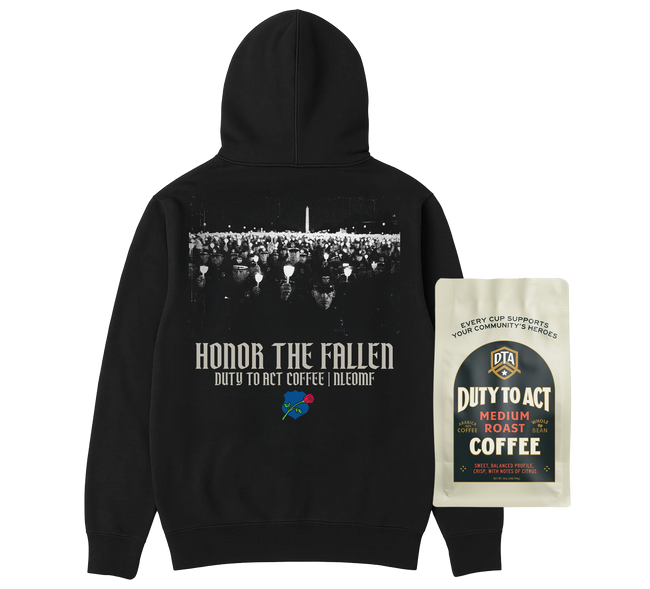 Honor The Fallen Candle Light Hoodie & Medium Roast