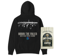 Honor The Fallen Candle Light Hoodie & Dark Roast