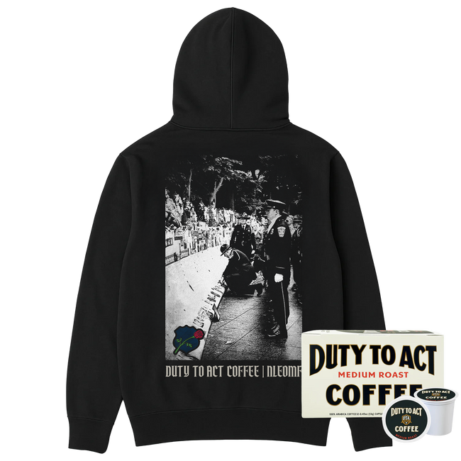 Honor The Fallen Names Hoodie & Medium Roast