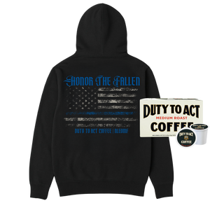 Honor The Fallen Flag Hoodie & Medium Roast