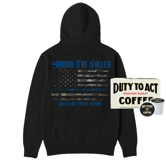 Honor The Fallen Flag Hoodie & Medium Roast