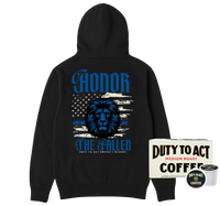 Honor The Fallen Lion Long Hoodie & Medium Roast