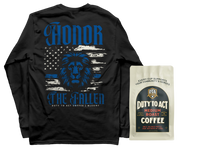 Honor The Fallen Lion Long Sleeve & Medium Roast